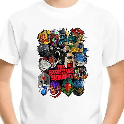 Buy The Suicide Squad T-SHIRT Men Kids Boys Tee Top Superhero Movie Supervillains • 9.99£