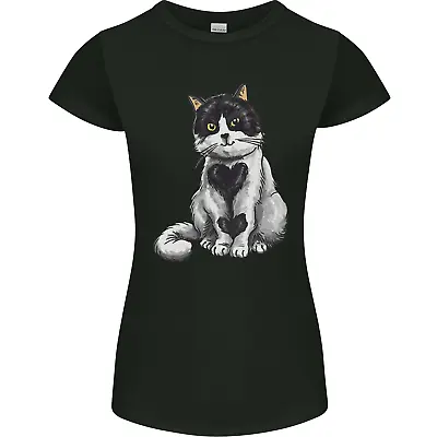 Buy I Love Cats Cute Kitten Womens Petite Cut T-Shirt • 9.49£