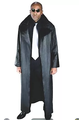 Buy THE MATRIX Movie - Morpheus Black Coat Costume • 60£