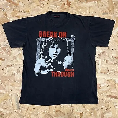 Buy Vintage 90s The Doors Band Single Stitch T Shirt Mens XL Black T4-29 • 39.95£