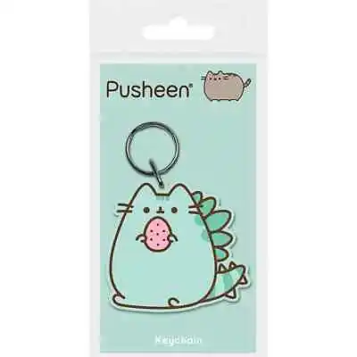Buy Pusheen The Cat Dinosaur Pusheenosaurus Rubber Keyring New Official Merch • 3.75£