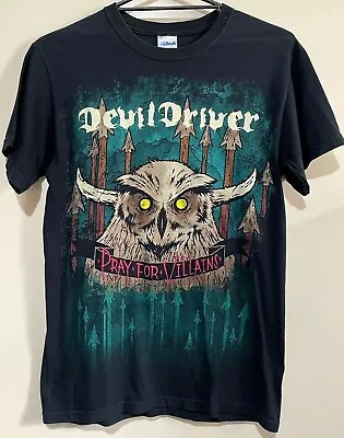 Buy Devil Driver Pray For Villians Band Tour T-Shirt Australia 2009 Mens Size S  • 24.33£