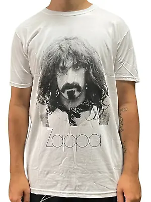 Buy Frank Zappa Thin Logo Portrait Official Unisex T Shirt Brand New Various Sizes • 12.79£