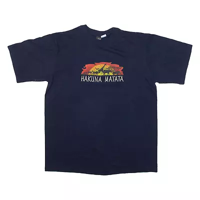 Buy PUNCH Hakuna Matata Mens T-Shirt Blue XL • 9.99£