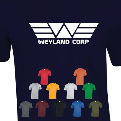 Buy Movie Nostromo Weyland Corp T-Shirt Retro Mens Alien TShirt Top Prometheus TEE • 11.99£
