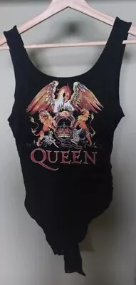 Buy Queen Bodysuit Rock Band Merch T Shirt One Piece Freddie Mercury Size Medium • 12.95£