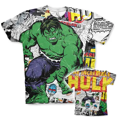 Buy The Incredible Hulk Comic Official Mens T-Shirt • 25.98£