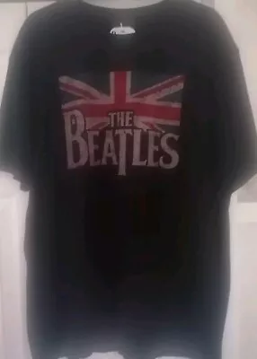 Buy BEATLES Mens XL T-Shirt. NEW. 100% Cotton. Union Jack.  • 7.99£