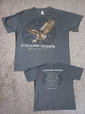 Buy 3 Doors Down 2011 Tour T-Shirt - Gildan Size XL - Heavy Metal Rock - Creed  • 9.99£