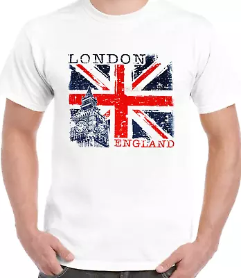 Buy Souvenİr ​london England Faded Jack Design Gift Idea Present Unisex T.shirt • 7.49£