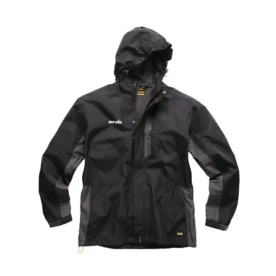 Buy Scruffs Worker Jacket Waterproof Rip Stop Fabric Worker Black Xxlarge 48/50  • 25.99£