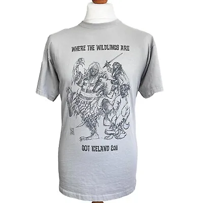 Buy GAME OF THRONES Cast & Crew T-Shirt (L) Production Team Iceland 2011 Season 2 • 49.99£