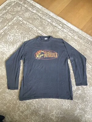 Buy METALLICA Vintage 1999 Long Sleeve Band Tshirt - Deadstock Rare - Mens XL • 50£