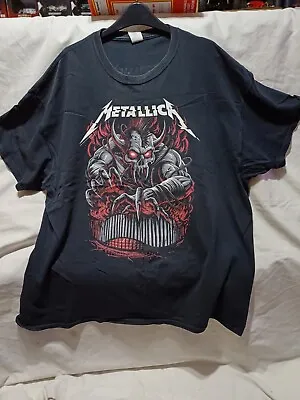 Buy 2017 Metallica Worldwired Tour 2xl T Shirt Extra Large Mint Condition • 34.99£
