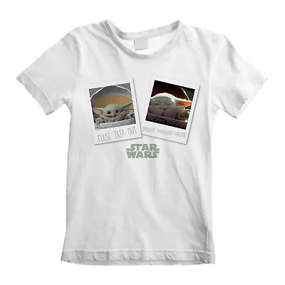 Buy Star Wars Mandalorian T Shirt Official First Trip Out The Child Boys Girls NEW • 5.99£