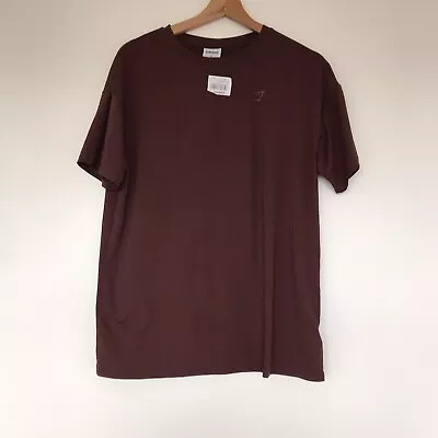 Buy Gymshark Womens Brown Whitney Oversized T-Shirt Size S • 25.99£