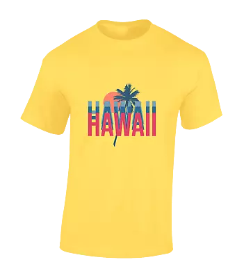 Buy Hawaii Beach Mens T Shirt Cool Summer Paradise Design Casual Holiday Top New • 7.99£