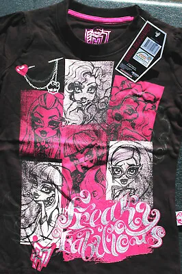 Buy Girls T-Shirt Top Official Monster High 5 - 6 Years  • 2.99£