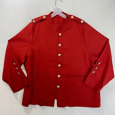 Buy Compostion Womens Red Stylish Jacket SZ 4XL • 8.67£