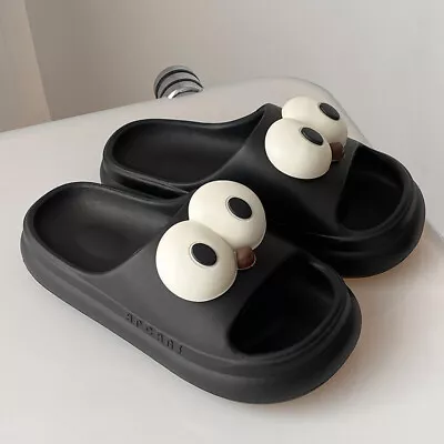 Buy Women's Big Eyes Fashion Sporty Thick Soled Slippers Girl's Casual Sandals Shoes • 14.39£