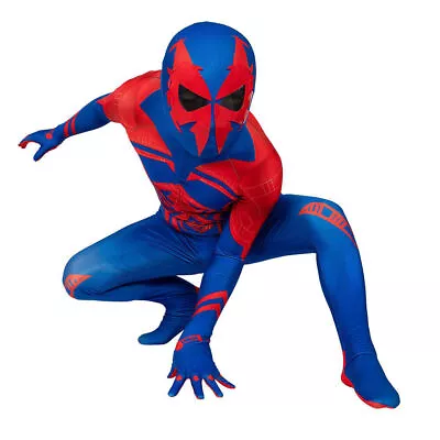 Buy Spider-Man Across The Spider-Verse Jumpsuit Kid Cosplay Clothes Fancy Dress • 17.16£