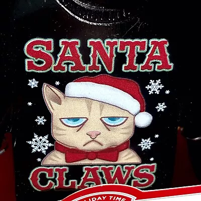 Buy Santa Claws Grumpy Cat Ornament Holiday Time Christmas Sweater Original Box • 6.64£