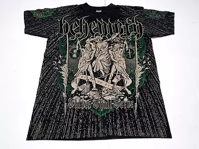 Buy Behemoth  - Slaves Shall Serve -  All Over Print Shirt - Size M - Rare • 61.88£