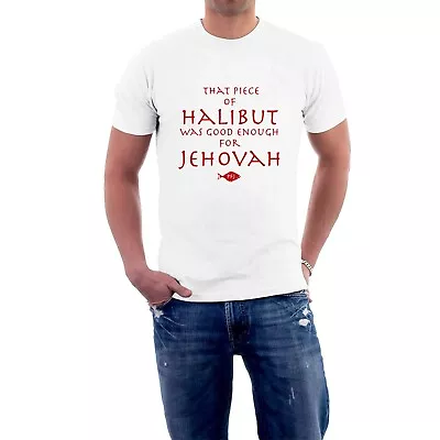 Buy Halibut Good Enough For Jehovah Monty Python T-shirt Life Of Brian PFJ  Tee • 14£