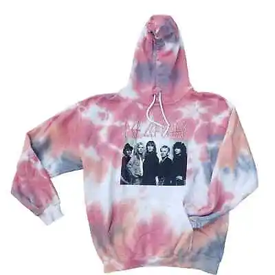 Buy Def Leppard Unisex Sweatshirt M/L Tie-dye Fleece Hoodie Band Graphic   • 22.51£