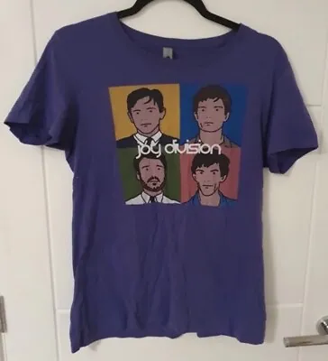Buy Joy Division T Shirt Blur Inspired Rock Band Merch Tee Size Large Ian Curtis • 19.50£
