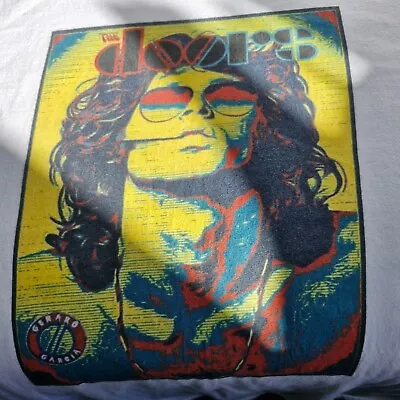 Buy Large The Doors American Poet Jim Morrison Style Gildan White Tee T-Shirt Unisex • 14.97£