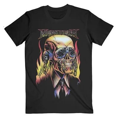 Buy Megadeth Flaming Vic Official T-Shirt • 12.50£