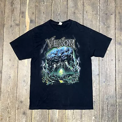 Buy Venom T-Shirt Mens Marvel Y2K Graphic Movie Short Sleeve Tee Black XL • 25£