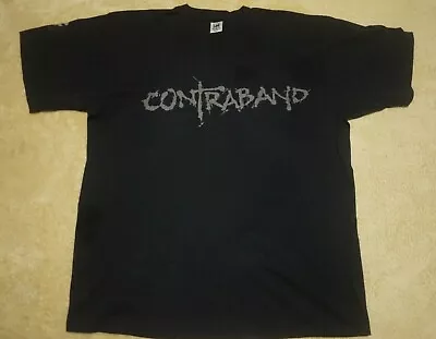 Buy Contraband 1991 Official Vintage Shirt Ratt L.a.guns Vixen Shark Island Msg  • 141.76£