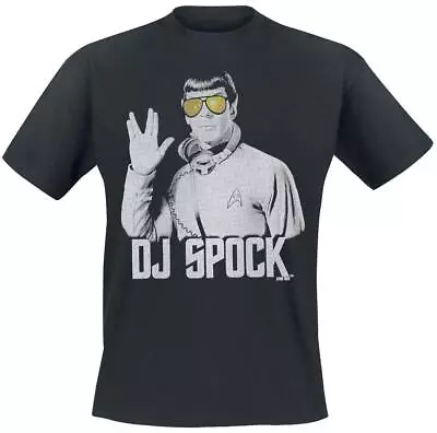 Buy Star Trek DJ Spock T-Shirt Black XL Black • 18.63£