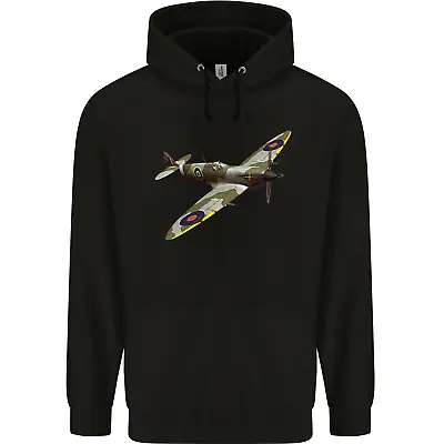Buy A Supermarine Spitfire Flying Solo Mens 80% Cotton Hoodie • 19.99£