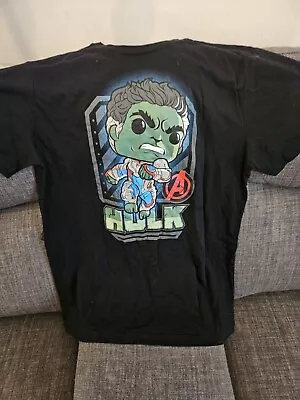 Buy Funko Pop Tees Avengers Endgame Hulk Black T-Shirt Size: M • 13.50£