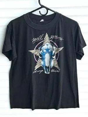 Buy Neil Young 1985  Old Ways Tour Shirt RARE L • 122.84£