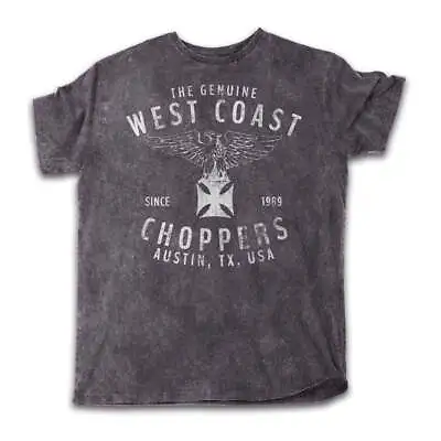 Buy West Coast Choppers Eagle T-Shirt Light Black • 33.75£