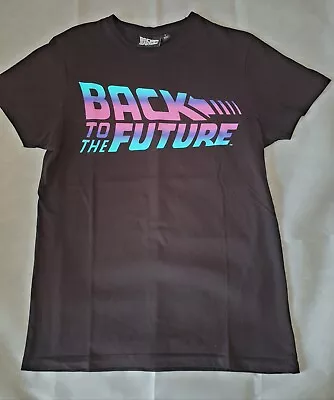 Buy Mens BACK TO THE FUTURE Medium Black T Shirt Size M  Logo Graphic Primark  • 6.40£