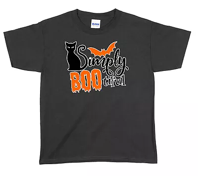 Buy Simply Boo Tiful Halloween Boys Girls Unisex Funny T-Shirt • 9.99£