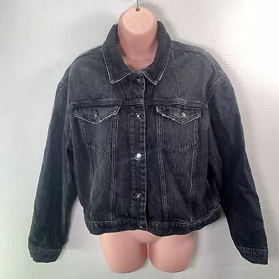 Buy Only Women's Malibu Life Denim Jacket, Size XL Tall, Washed Black • 17.99£