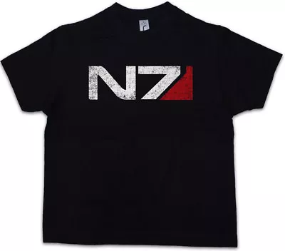 Buy N7 NORMANDY LOGO Kids Boys T-Shirt Mass Commander Shepard Cerberus Game Effect • 16.99£