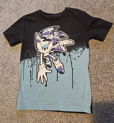 Buy Boys Sonic The Hedgehog Tshirt Next Age 4 Years  • 0.99£