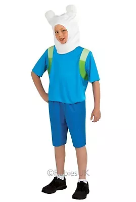 Buy Rubie's Adventure Time Finn The Human Child Costume Fancy Dress Small Age 3-4 • 6.50£