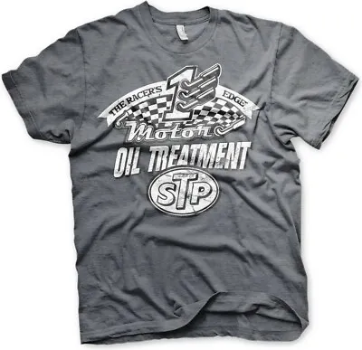 Buy STP Oil Treatment Distressed T-Shirt Dark-Heather • 25.81£
