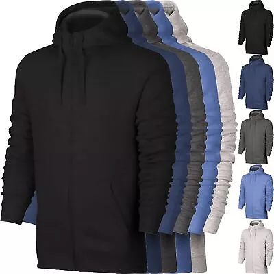 Buy Ex-Store Mens Hoodie Zip Up Hooded Fleece Coat Winter Warm Jacket Pullover Top • 10.99£