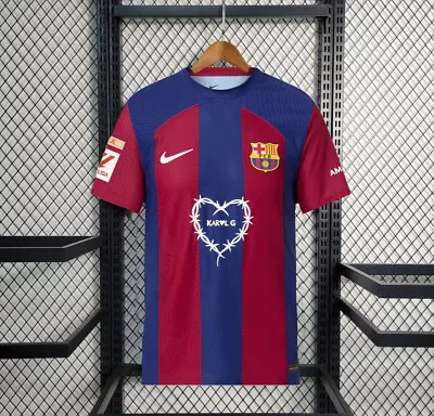 Buy Barcelona KAROL G El Clasico Special Edition Home Shirt Jersey 24-25 • 39.95£