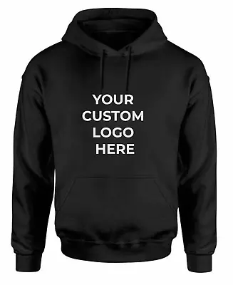 Buy Personalised HODDIE With Your Custom Logo Text Design Printed Unisex Winter Gift • 29.99£