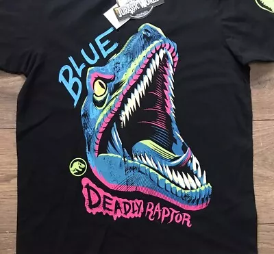Buy Jurassic World Dinosaur Boy T-shirt Deadly Raptor Age 11-12 Years   New • 7.50£